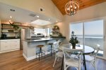 Open dining and kitchen area make the perfect space to entertain